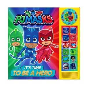 PJ Masks - It's Time To Be A Hero Custom Frame Sound Board Book  (Hardcover)